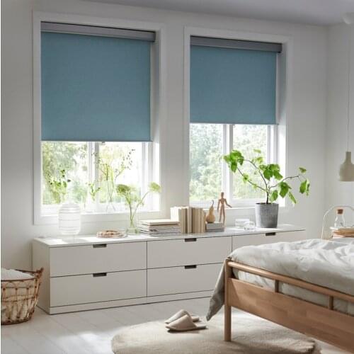 Free shipping Blackout Fabric 28mm Base System Roller Blinds Curtains in Bedrooms For Living roomOffice Kitchen Standard size