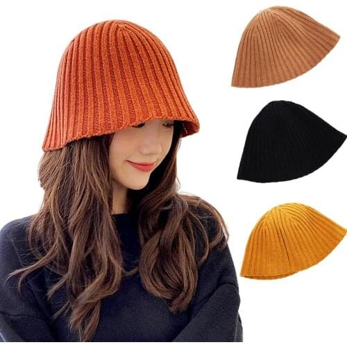 Womens Hat Winter Hat 2020 Wool Beanie Cotton Cute Girl Hat Warm Black Windproof Warm Outdoor Bucket Hat popularr