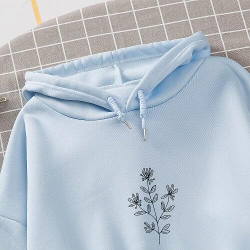 Vintage Pullover Sweatshirt for Girls Korean Fashion Hoodie Jacket Harajuku Winter Coat Streetwear Top Womens Ulzzang Moletom