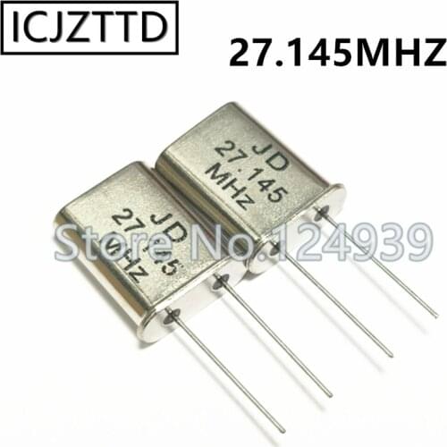 10PCS 49U 27.145MHZ 27.145M 27.145 35.000MHZ 35.000M 35MHZ 36.000MHZ 36.000M 36.000 36MHZ 36M 2P HC-49U HC-49/U 11.35mmx4.65mm