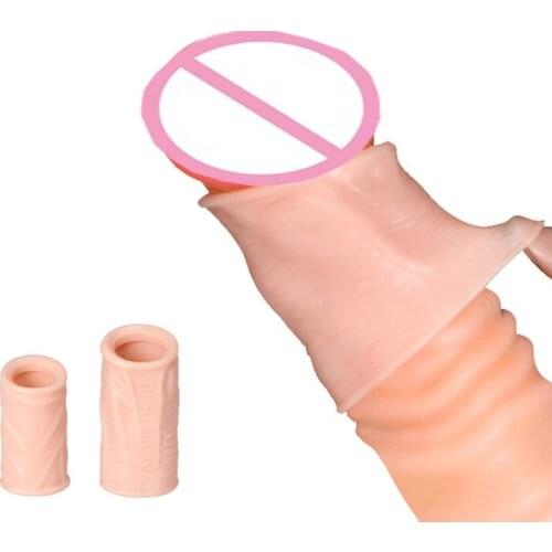 2PCS/Lot Foreskin Protection Time Delay Ball Strencher Penis Rings Sex Product Sex Toys for Men Cock Rings