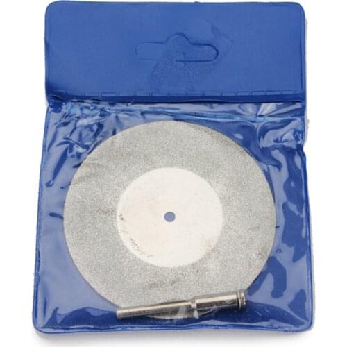 60mm Diamond Grinding Wheel Metal Cutting Disc For Mini Dremel Rotary Tool Accessories With 1pc Arbor Shaft