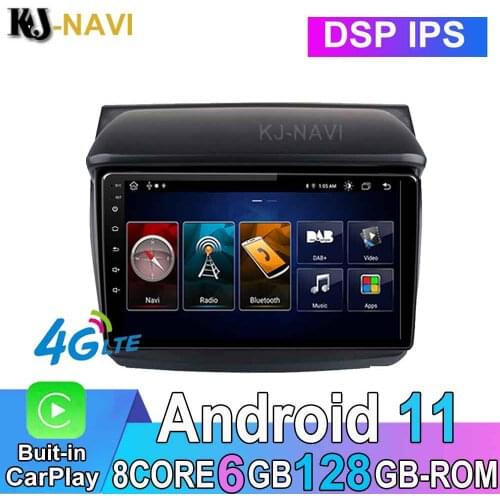 Android 11.0 For Mitsubishi Pajero Sport 2 L200 Triton 2008 - 2016 Car Radio Player Video Multimedia Navigation GPS No 2din DVD