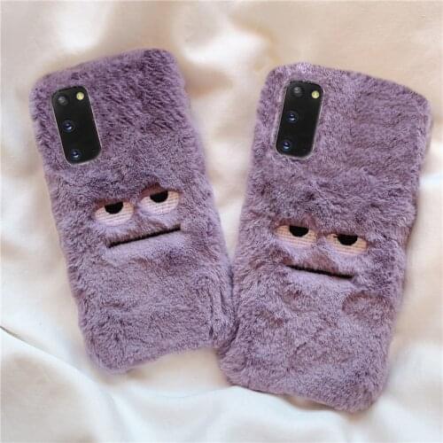For Samsung Galaxy S21 S20 Note 20 Case For A11 A51 A71 A50 A70 A10 A20 A40 Ultra 8 9 10 S8 S9 S10 Plus Fashion Plush Fundas
