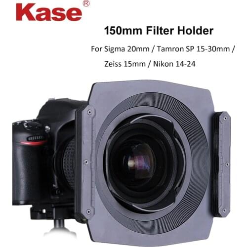 Kase Aluminum 150mm Square Filter Holder Support Bracket for Nikon 14-24mm/Tamron SP 15-30mm/Sigma 20mm/Zeiss 15mm Lens