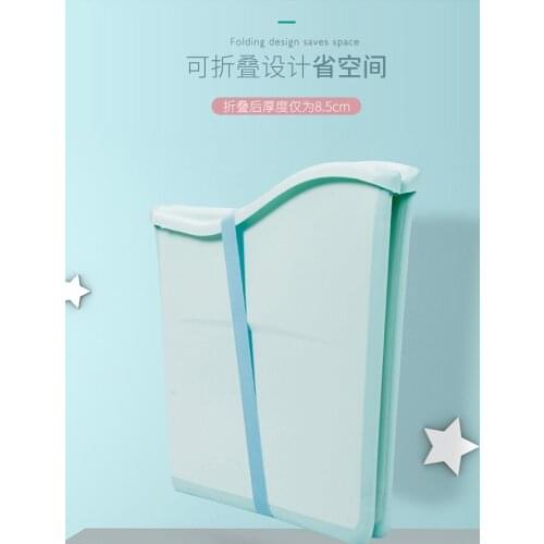 Baby bath tub small portable childrens foldable bath tub can sit in bath tub baby bath tub