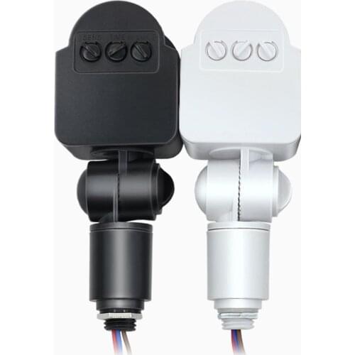 Motion Sensor Light Switch Outdoor AC85-265V Automatic Infrared PIR Motion Sensor Switch With LED Light