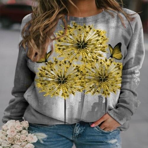 Dandelion 3d Hoodie Women Fashion Hoodies Female Sweatshirt Hoody Men Tracksuit Kids Hip Hop Girl Clothing Autumn Coat O Neck