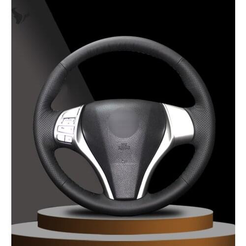 Artificial Leather Car Steering Wheel Cover for Nissan Teana Altima 2013-2016 X-Trail QASHQAI Rogue 2014 15 2016 Sentra Tiida
