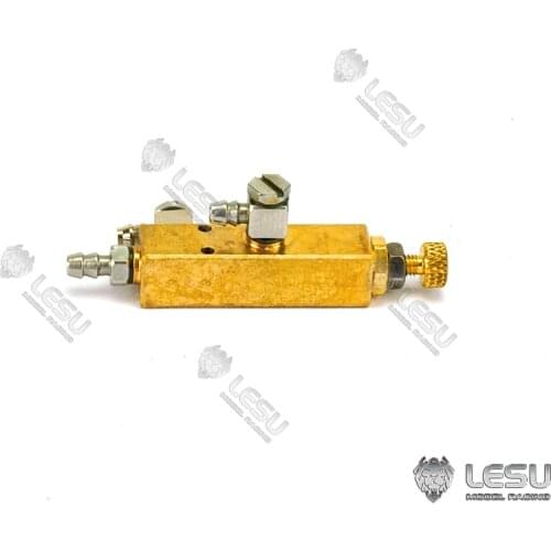 LESU Metal Relief Valve for 1/14 RC Hydraulic Dumper Truck Excavator Bulldozer Loader DIY TAMIYA Model