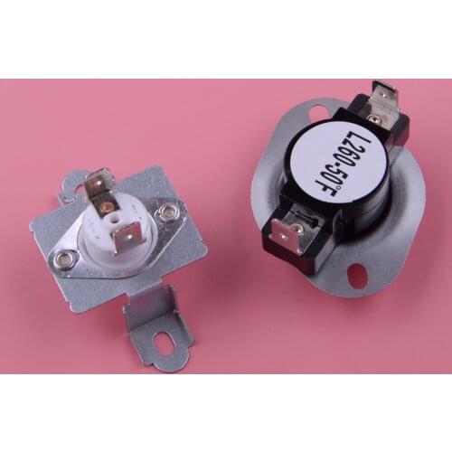 LETAOSK 2Pcs Dryer Thermal Fuse Thermostat Assembly Set Kit Fit For Samsung DC47-00018A & DC96-00887A