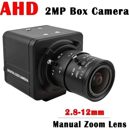 NEOCoolcam Industrial 1080P AHD Video Camera HD 2.8-12mm Manual Zoom Lens Indoor Mini 2MP Security Surveillance Cameras