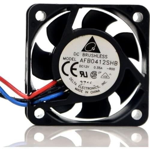 Delta Electronics AFB0412SHB F00 DC 12V 0.35A 40x40x15mm Server Cooling Fan