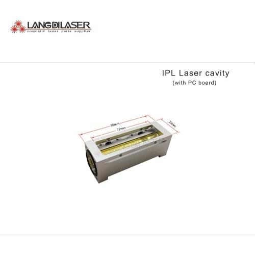 IPL handle reflection cavity part for filter changeable hand piece with PC board for checking filters installing