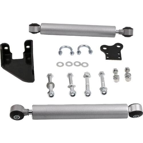 Suspension Dual Steering Stabilizer Cylinder Kit Fits for Jeep 1987-95 Wrangler
