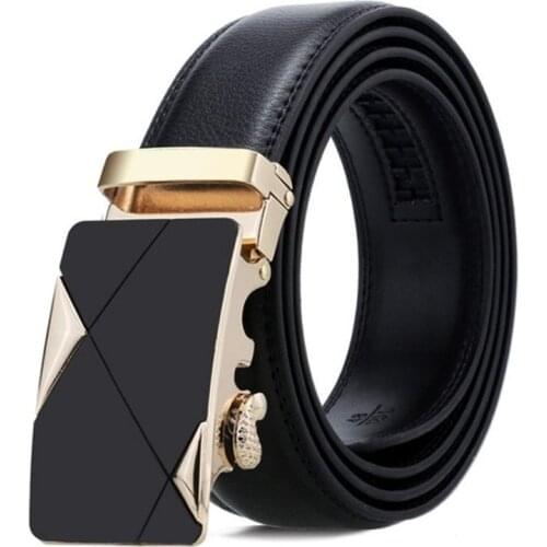 Famous Brand Belt New Male Designer Automatic Buckle Cowhide Leather men belt 110cm-150cm Luxury belts for men Ceinture Homme