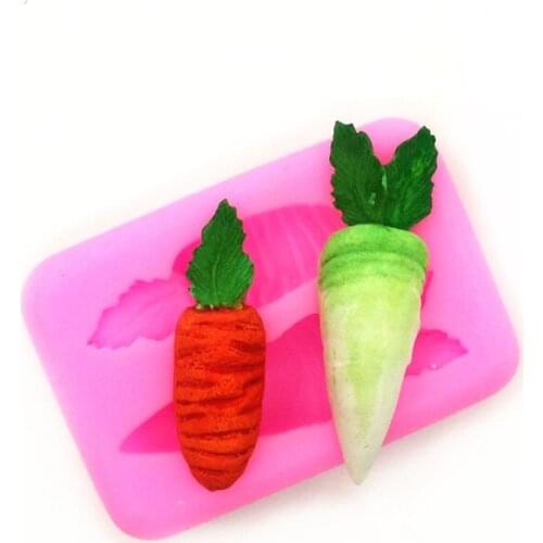 Carrot Silicone Molds For Soap,Fondant Cake Baking Molds,Moule Silicone,Cake Decorating Tools Pastry Tools LH14