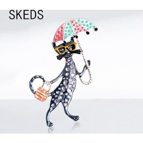 SKEDS Brooches With Cats For Clothes