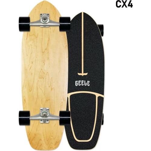 30'' Land Surfskate Cruiser Surf Skate Board 7-Tier Maple Deck Complete Ready To Ride Geele Street Park Surfing Sport Boards