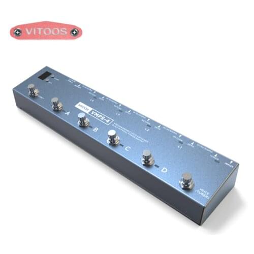 Vitoos VMPS-4 loopswitcher isolated power supply built in pedal channel switch guitar bass effect program