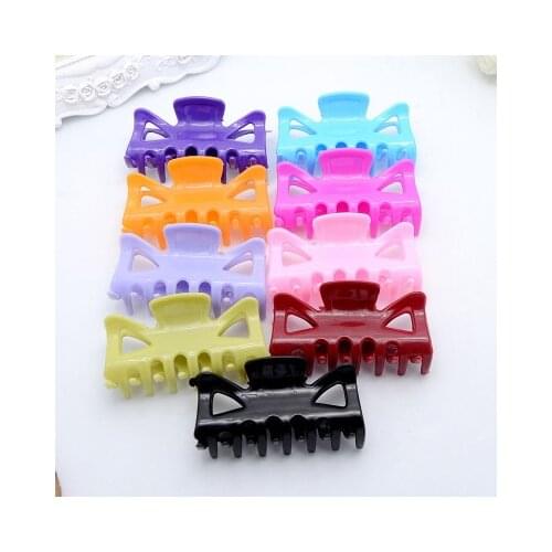 Women Hair Clip Hairpins Candy colors Women Hair Crab Hair Claws Women Make UP Washing Tool Hair Accessories 7cm *3.5cm