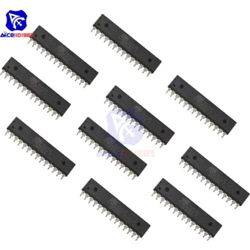 10 PCS/Lot IC Chips ATMEGA328 ATMEGA328P ATMEGA328P-PU DIP-28 Microcontroller Programable IC Chips Bootloader for ARDUINO UNO R3