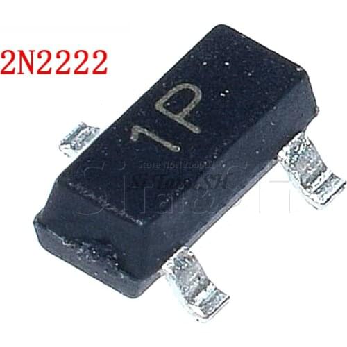 100PCS 2N2222A 2N2222 1P SOT-23 MMBT2222A SMD MMBT2222 SOT23-3 Transistor New Original