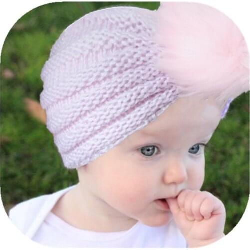11 colors Winter Baby Knitted Hat for Girls Candy Color Bonnet Enfant Baby Beanie Turban Hats Newborn Baby 111