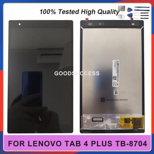 8.0" For Lenovo Tab 4 Plus 8704X TB-8704V TB-8704X TB-8704F TB-8704N TB-8704 LCD Display Touch Screen Digtizer Assembly Tools