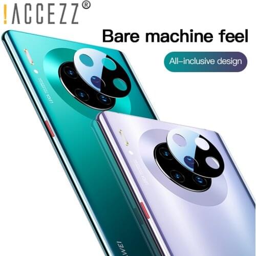 !ACCEZZ Back Camera Lens For Huawei Mate 30/Mate 30 Pro Camera Lens Cover Tempered Glass Screen Protector Circle Protective Film