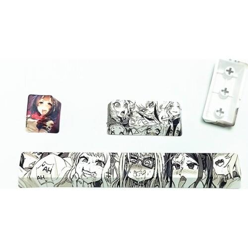 Anime Role Design ESC Enter Space Bar Keycaps For Cherry Mx Gateron Kailh Box TTC Switch Mechanical Keyboard OEM Profile Key Cap