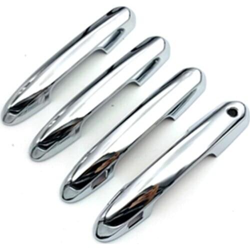 Car ABS Door Handle Decorative Cover Trim Accessories 4Pcs/Set Sticker Protector For Toyota RAV4 2019 2020