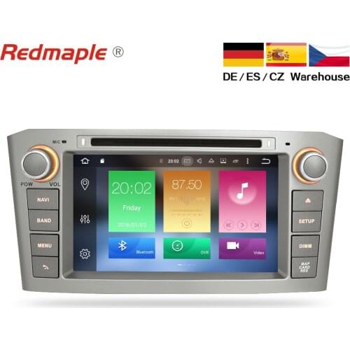 4G RAM Android 10.0 Car DVD Player Navigation Multimedia For Toyota Avensis T25 2003-2008 Auto Radio Audio GPS Stereo Headunit