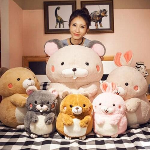 Fancytrader Big Stuffed Animals Toy Hamster Bunny Bear Pillow Doll 70cm 28inch Gifts for Children