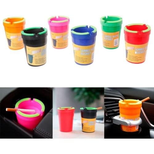 Fluorescent Car Ashtray Shatterproof Living Room Office Bathroom Desk Ashtrays Ash storage tray Box Ash Organizer #20/17W