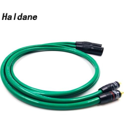 Haldane Pair Type-SNAKE-1 RCA to XLR Balacned Audio Cable RCA Male to XLR Male Interconnect Cable with MCINTOSH USA-Cable