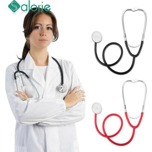 Portable Single Head Stethoscope Doctor Medical Stethoscope Professional Cardiology Medical Equipment Device Student Vet Nurse