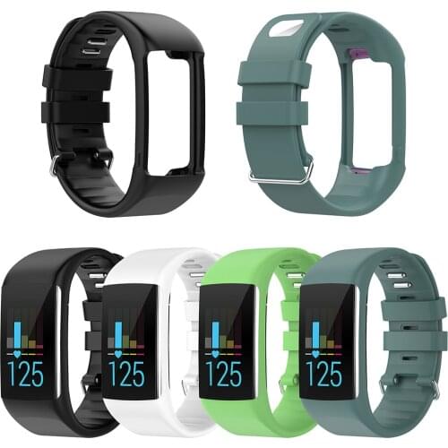 NEW Replacement Sports Watch Strap Solid Color Silicone Wrist Band for POLAR A360 A370 Smart Bracelet Watch Accessories