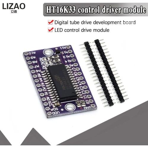 HT16K33 LED Dot Matrix Drive Control Module Digital Tube Driver