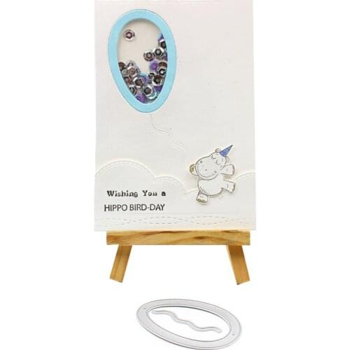 YPP CRAFT Balloon Shake Card Metal Cutting Dies Stencils for DIY Scrapbooking/photo album Decorative Embossing DIY Paper Cards