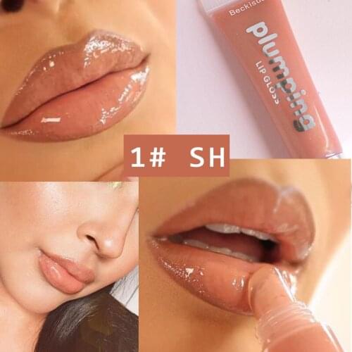 Moisturizing Gloss Plumping Lip Gloss Lip Plumper Makeup Glitter Nutritious Liquid Lipstick Cherry Mineral Oil Clear Sexy