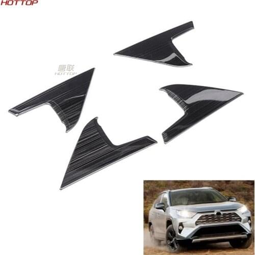 Stainless Steel Black drawing Inner Handle Trim Cover for Toyota RAV4 2019 2020 5th