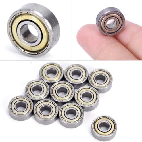 10Pcs/Lot MR83 MR115Z MR105ZZ 693ZZ 688ZZ 625ZZ 686ZZ 605ZZ 606ZZ Metal Shielded Precision Ball Bearings Mini Bearings Wholesale