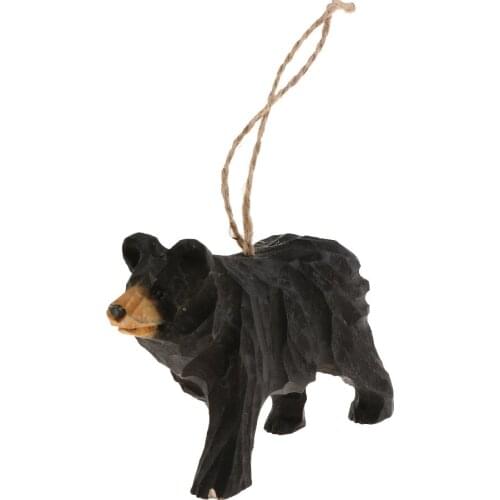 100% Hand Carved Vivid Wooden Animal Wood Hanging Decoration Wind Chimes Garden Wall Hanging Crafts Gifts Retro Outdoor Decor