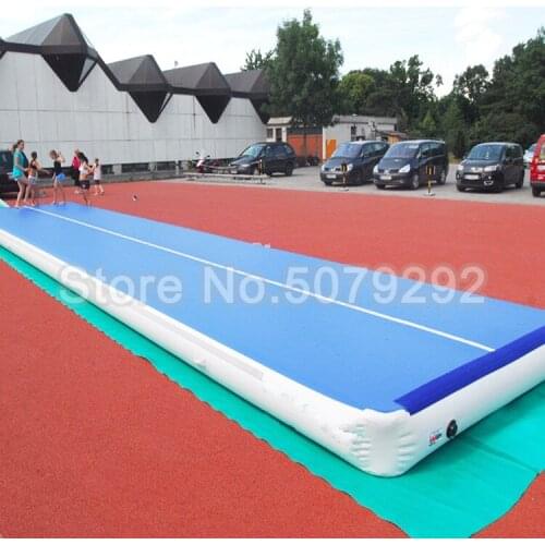 Free Shipping Free Pump Inflatable Air Track Mats 6M/7M/8M Gymnastics Mats For Taekwondo Big Size Tumbling Track Air Floor Cheap