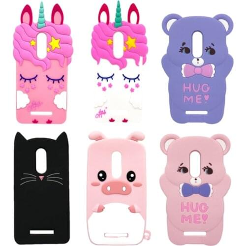 For Xiaomi Redmi Note 4X Cover Case 3D Cartoon Bear Unicorn Cat Soft Silicone Phone Case For Xiaomi Redmi Note4 4 X Back Cover