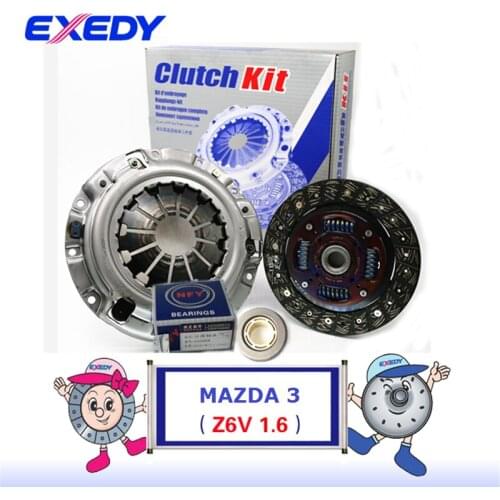For Mazda3 Z6 1.6 ORIGINAL Clutch Disc Clutch Plate Bearing Clutch Kit Set Three Pcs Set