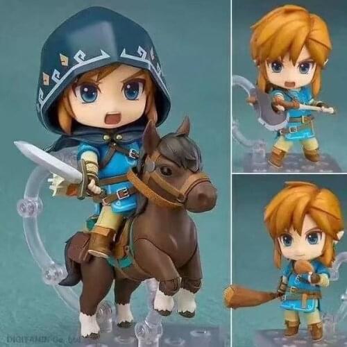 IN STOCK 10cm Figure Link 733-DX Breath of the Wild Ver DX Edition PVC Action Figure Collectible Model Toys Gift Doll