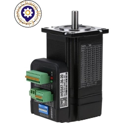 HOT！！2-phase IHSS57-36-20 57 Integrated Closed-loop Stepper Motor Nema23 2NM 24-50VDC Hybrid Servo