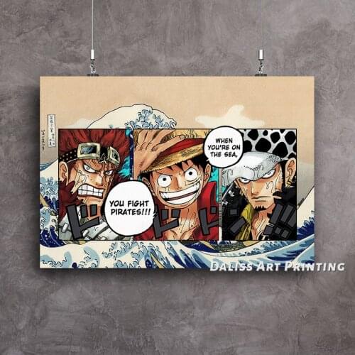 Canvas Anime Pictures Home Decoration Paintings Poster HD Prints Wall Art Modular Living Room Framed